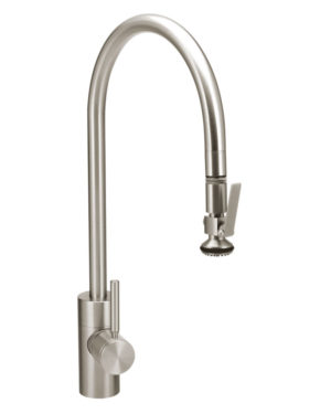 Contemporary PLP Extended Reach Pull Down Faucet