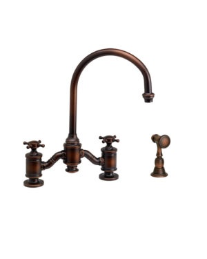 Hampton Bridge Faucet w/ Side Spray