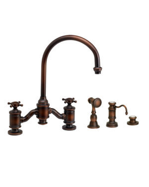 Hampton Bridge Faucet - 3pc. Suite