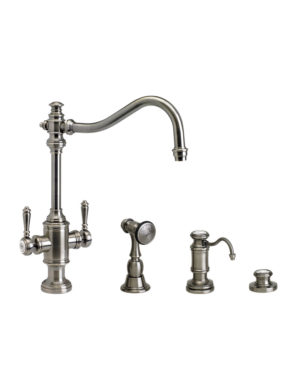 Waterstone Annapolis Two Handle Kitchen Faucet - 3pc. Suite