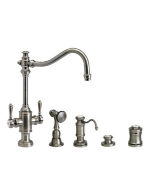 Waterstone Annapolis Two Handle Kitchen Faucet - 4pc. Suite