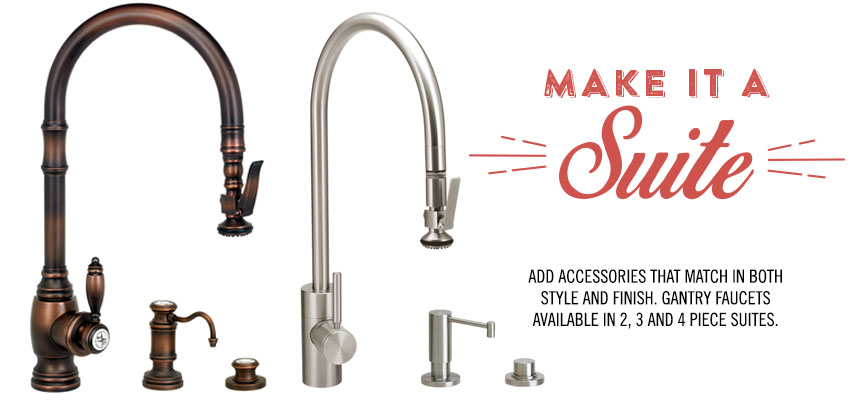 Waterstone Pulldown Faucet Suite