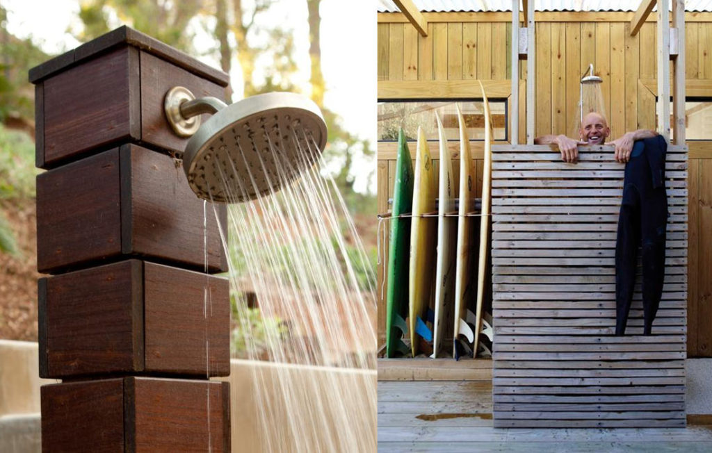 Outdoors Showers: Starry Calm Oasis or Cold Water Coffin?